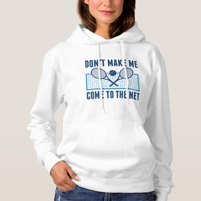 Pull À Capuche Ne me faites pas venir sur le Net (Devant)