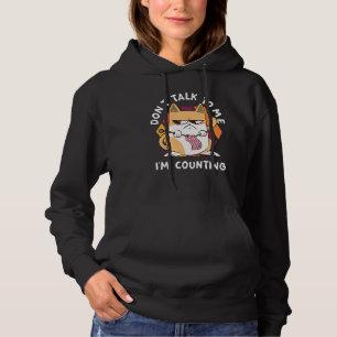 Pull À Capuche Ne me parle pas Je compte Chat Crochet Knitti