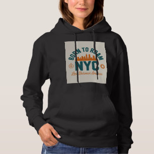 Pull À Capuche Né pour errer NYC