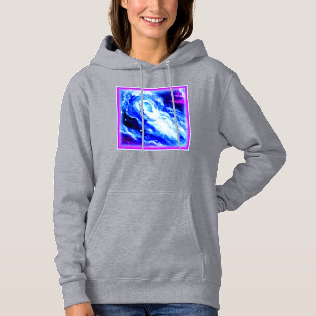Pull À Capuche Nebula Étoiles Belle Conception. Commandez dès mai (Devant)