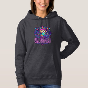 Pull À Capuche Néon de chat d'aérobic des années 80 - Conception