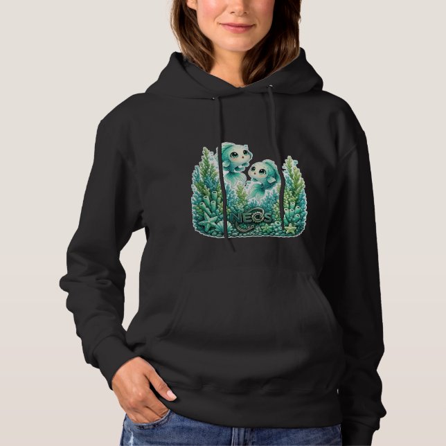 Pull À Capuche Neos Kawaii Zodiaque Poissons (Devant)