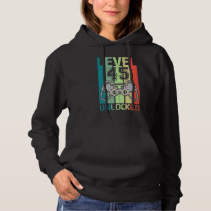 Pull À Capuche Niveau 45 Jeu vidéo déverrouillé 45e anniversaire
