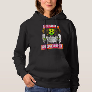 Pull À Capuche Niveau 8 Atteint Jeu 8e Anniversaire Vidéo Jeu Bo