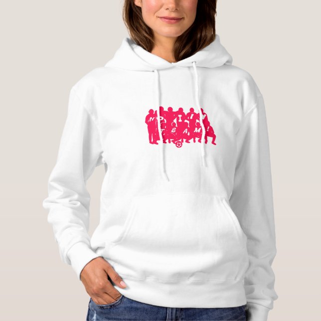 Pull À Capuche No I in Team Women's Soccer Tee (Devant)