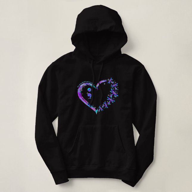 Pull À Capuche No Story Should End Too Soon Suicide Prevention (Design devant)