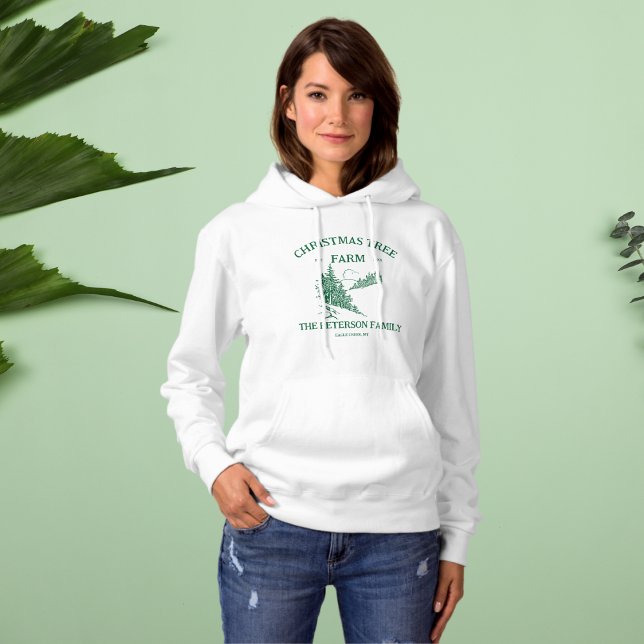 Pull À Capuche Noël Minimaliste Fête  (Christmas Minimalist Holiday Hoodie)
