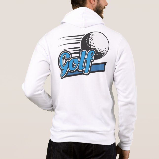 Pull À Capuche Nom personnalisé Golf (Dos)