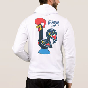 Pull À Capuche Nom personnalisé Portugais Rooster