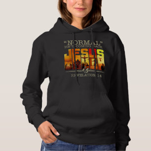 Pull À Capuche Normal ne revient pas Jésus est Croix Vintage T