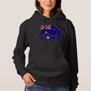 Pull À Capuche Norvège Drapeau Vintage désorganisé Scandinavie Gr