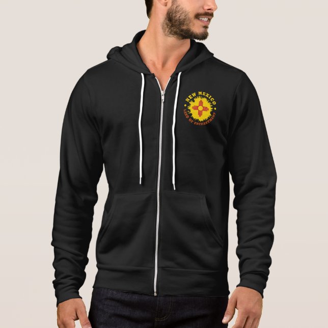 PULL À CAPUCHE NOUVEAU DRAPEAU D'ÉTAT DU MEXIQUE (Devant)