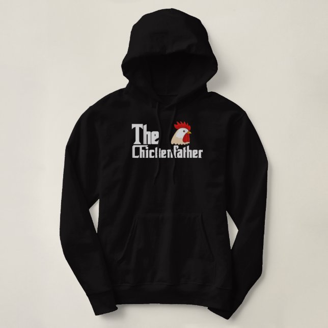 Pull À Capuche Nuggets de poulet certifiés Expert Drôle Chicken N (Design devant)