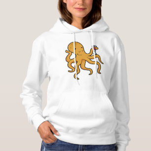 Pull À Capuche Octopus avec verre de jus