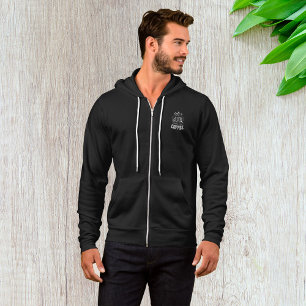 Pull À Capuche Odeurs Comme Café Mens Full Zip