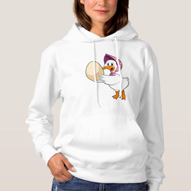 Pull À Capuche Oeuf de canard (Devant)