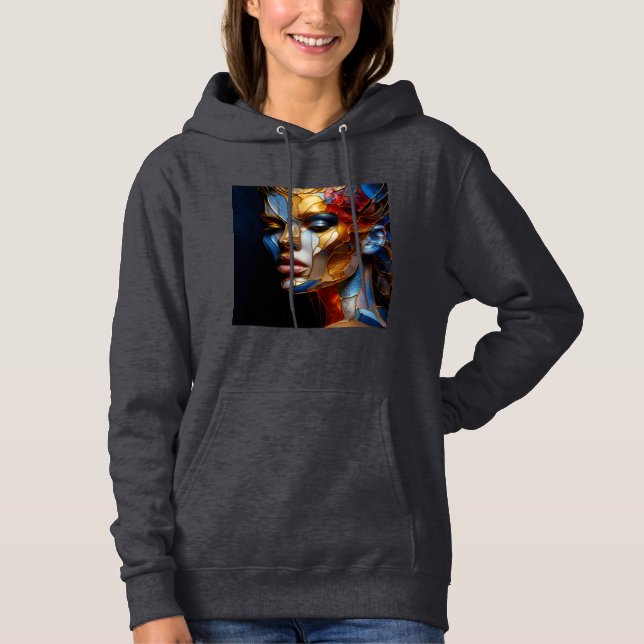 Pull À Capuche Oeuvre Sweatshirt à capuchon pour femmes 26 (Devant)