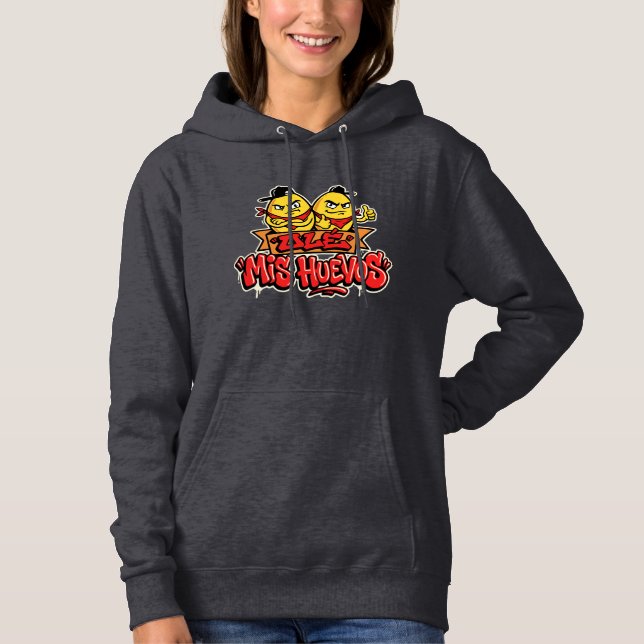 Pull À Capuche Ole mis huevos 2 (Devant)