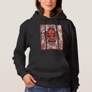 Pull À Capuche Oni Masque Yokai Demon Masque Japonais esthétique 