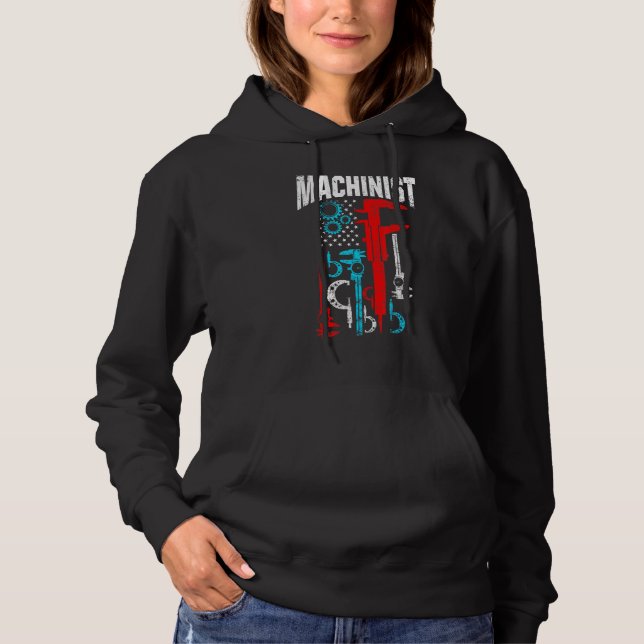 Pull À Capuche Opérateur de machine-outil d'usinage 53 (Devant)