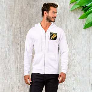 Pull À Capuche Orchidée jaune Fleur tropicale Botanique