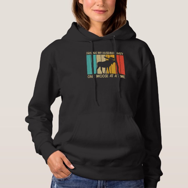 Pull À Capuche Orignal Cool Pour Femmes Maman Orignal Alaska Orig (Devant)