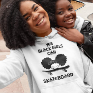 Pull À Capuche Oui Black Girls Can Skateboard