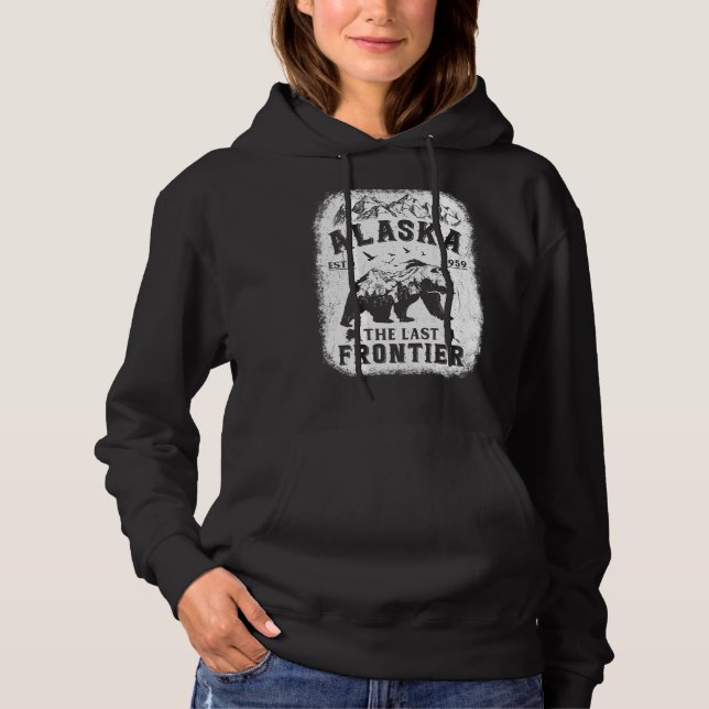 Pull À Capuche Ours en détresse Alaska Hommes Femmes Alaska Vinta (Devant)