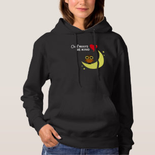 Pull À Capuche Owways Be Genre Chouette Coeur Lune Drôle Mignonne