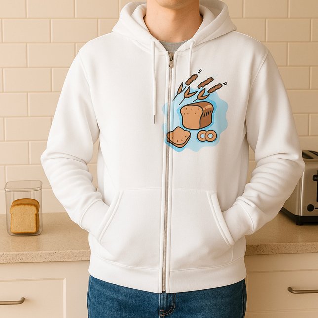 Pull À Capuche Pain de grain entier rustique Alimentation agricol (Créateur téléchargé)