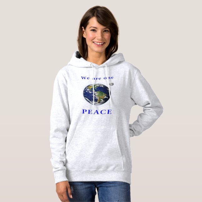 Pull À Capuche Paix sur terre (Devant entier)