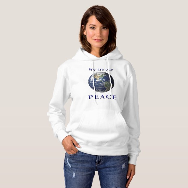 Pull À Capuche Paix sur terre (Devant entier)