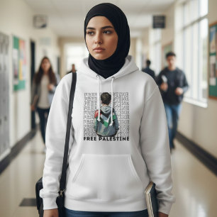 PULL À CAPUCHE PALESTINE LIBRE
