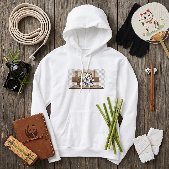 Pull À Capuche Panda Karaté Drôle Échec d'Arts Martiaux (Créateur téléchargé)