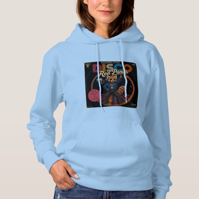 Pull À Capuche Panda Rouge Disco (Devant)