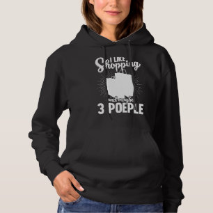 Pull À Capuche Panier Citations Shopper Blagues 1