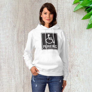 Pull À Capuche Panneau de stationnement accessible Symbole de fau