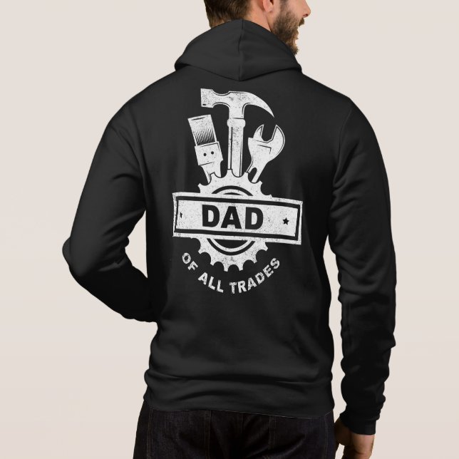 Pull À Capuche Papa de tous les métiers - Outils pour homme de ma (Dos)