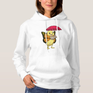 Pull À Capuche Papillon avec parapluie