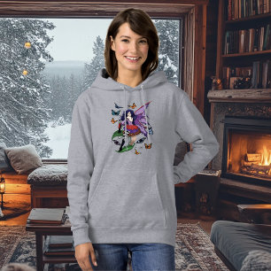 Pull À Capuche Papillons aux champignons poilus