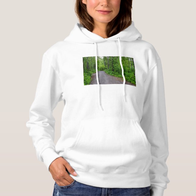 Pull À Capuche Paradis vert (Devant)