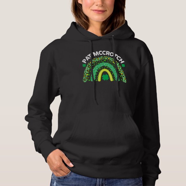 Pull À Capuche Pat Mccrotch Jour de la Saint Patrick Femmes migno (Devant)