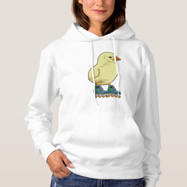 Pull À Capuche Patinage en ligne avec patins en ligne (Devant)