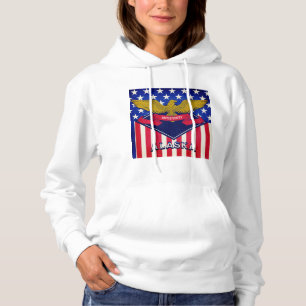 Pull À Capuche Pavillon Alaska USA