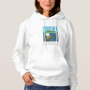 Pull À Capuche Peanuts Jour Ensoleillé Jour Pluvieux Moitié & M