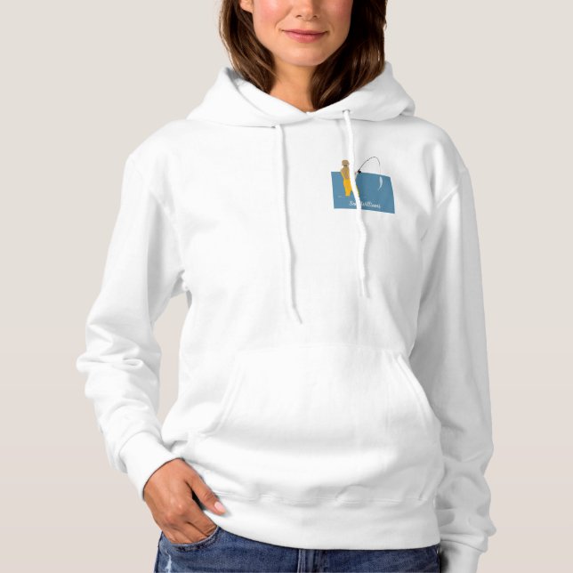 Pull À Capuche Pêche (Devant)