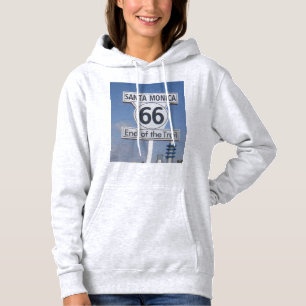 Pull À Capuche Père Noël Monica, Californie - RT 66