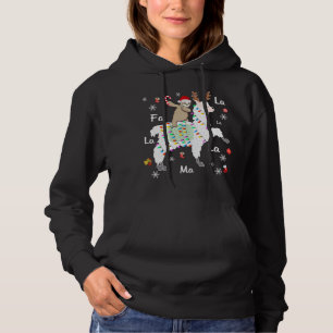 Pull À Capuche Père Noël Sloth Riding Llama Reindeer Noël