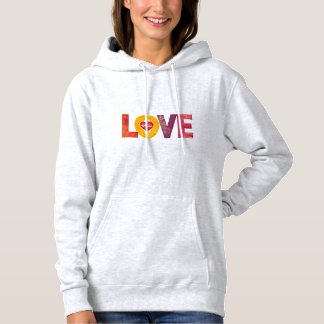 Pull À Capuche Personalizable Valentine's Day Heart Love Women's