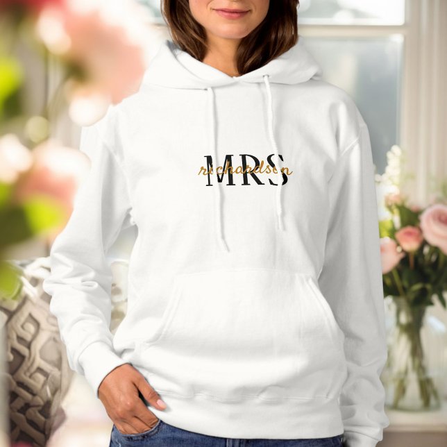 Pull À Capuche Personalized Mr&Mrs family name hoodie (Créateur téléchargé)